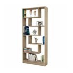 Bibliothéque - 120*200*25 cm - Bois MDF Stratifié - Chêne