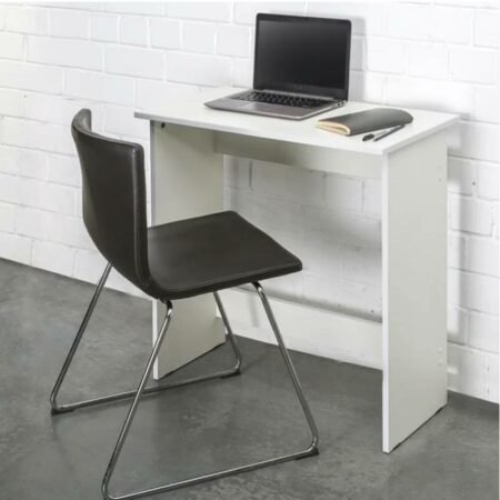 Bureau le Prine Blanc 80x75x45 cm _MDF Stratifié