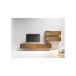 Meuble TV Mariana - 180*40*35 cm - Bois MDF Stratifié - Marron