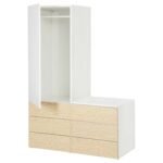 armoire de rangement avec une porte et 6 tiroirs